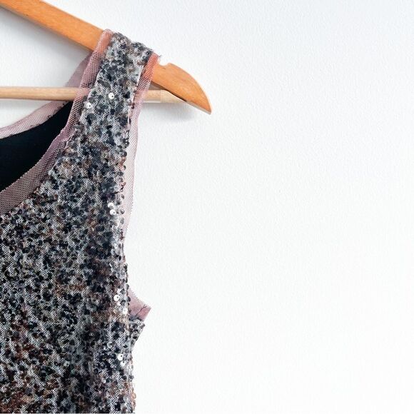 INC International Concepts Sequined Tank Top Lined Women's S Stretchy - Picture 3 of 8